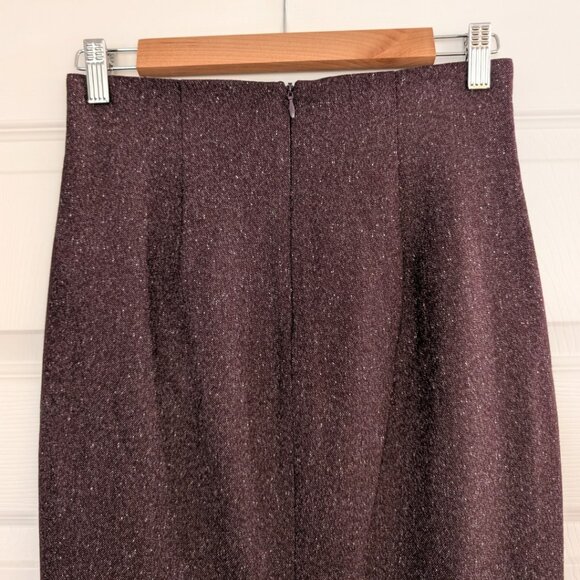 RW&CO pencil skirt heathered maroon size 0 - Picture 4 of 16